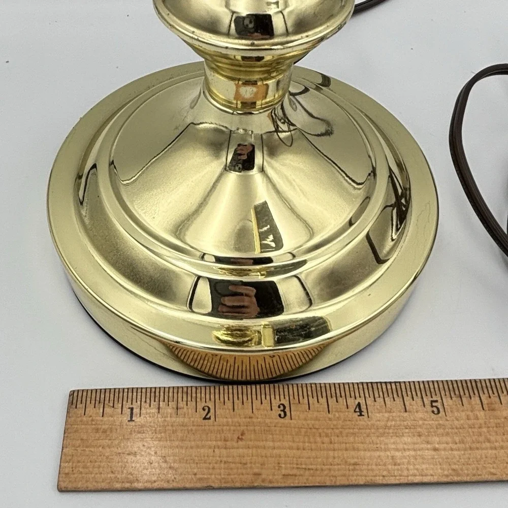 Vintage Brass Lamp Banker Piano Desk Adjustable W/ Bulb UL Listed